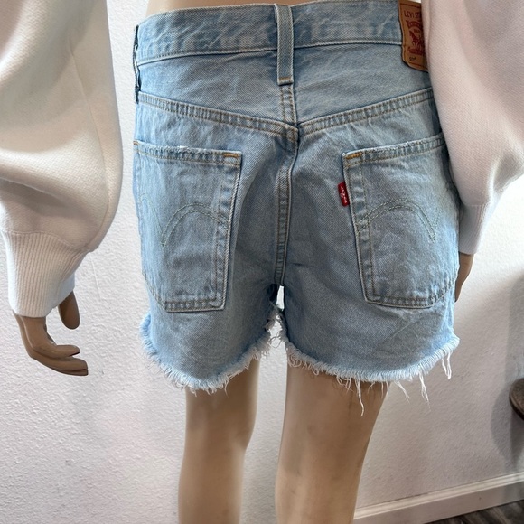 Levi's Blue Jean Shorts Relaxed Fit - Picture 12 of 16